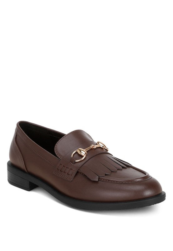 Enola Low Block Heel Loafers