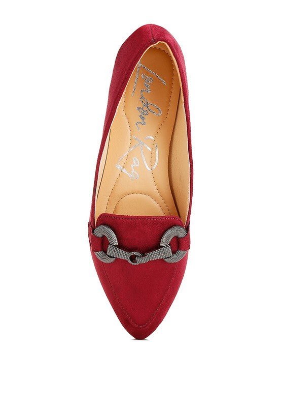 Fembot Horsebit Detail Flexible Loafers - Loving It Shop