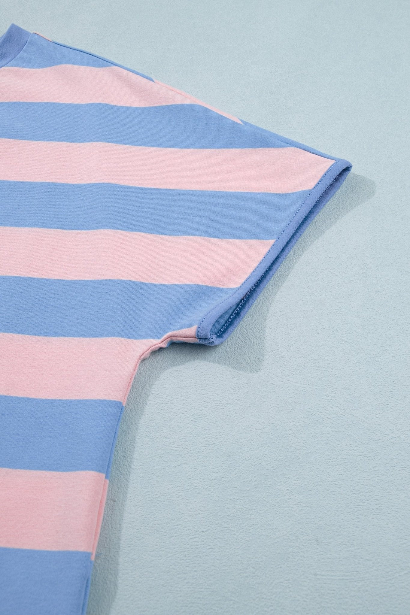 Pink Stripe Dolman Tee Drawstring Skort Athletic 2pcs Set - Loving It Shop