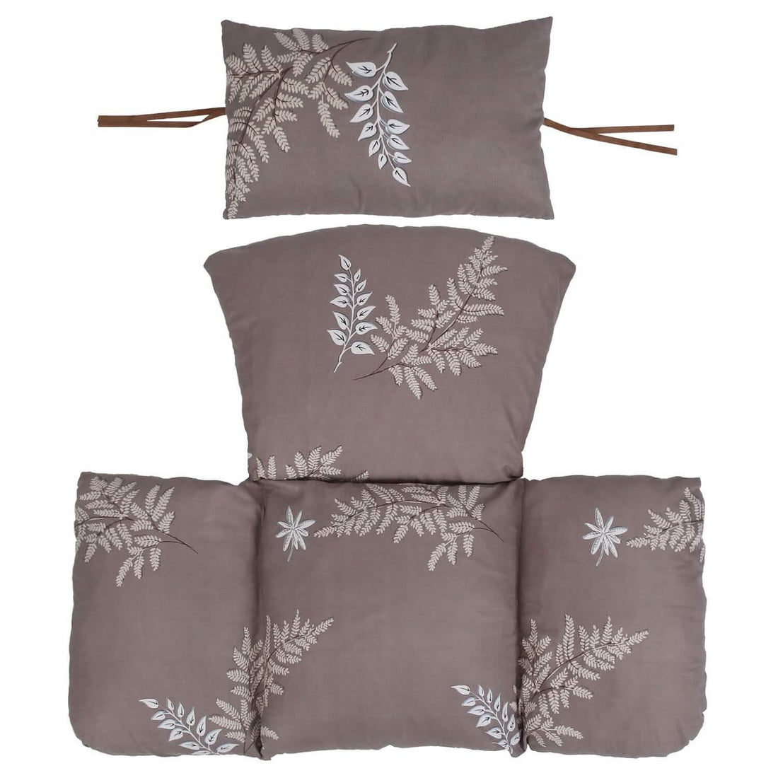 Egg Chair Hanging Basket Seat Soft Cushion with Headrest