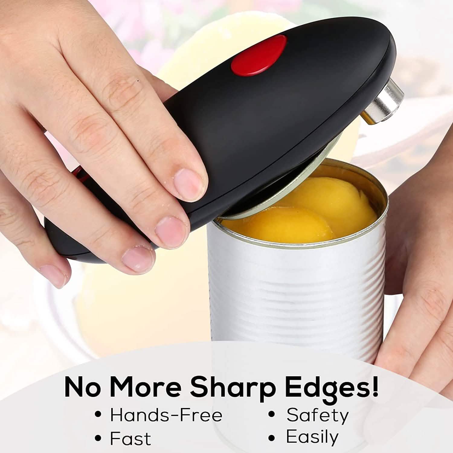 Electric Can Opener with One-Touch On &amp; Off