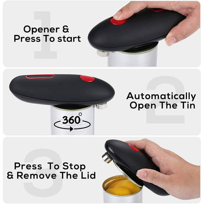 Electric Can Opener with One-Touch On &amp; Off