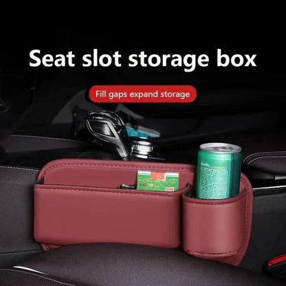 Expandable Car Seat Gap Organizer with Cup &amp; Phone Holder