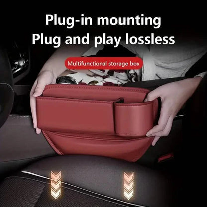 Expandable Car Seat Gap Organizer with Cup &amp; Phone Holder