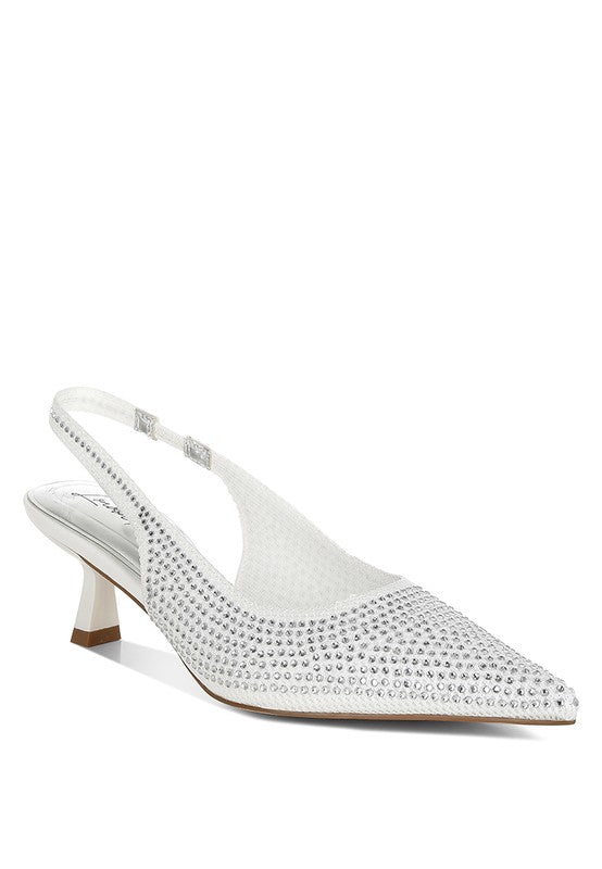 Julep Flyknit Rhinestone Slingback Sandals - Loving It Shop