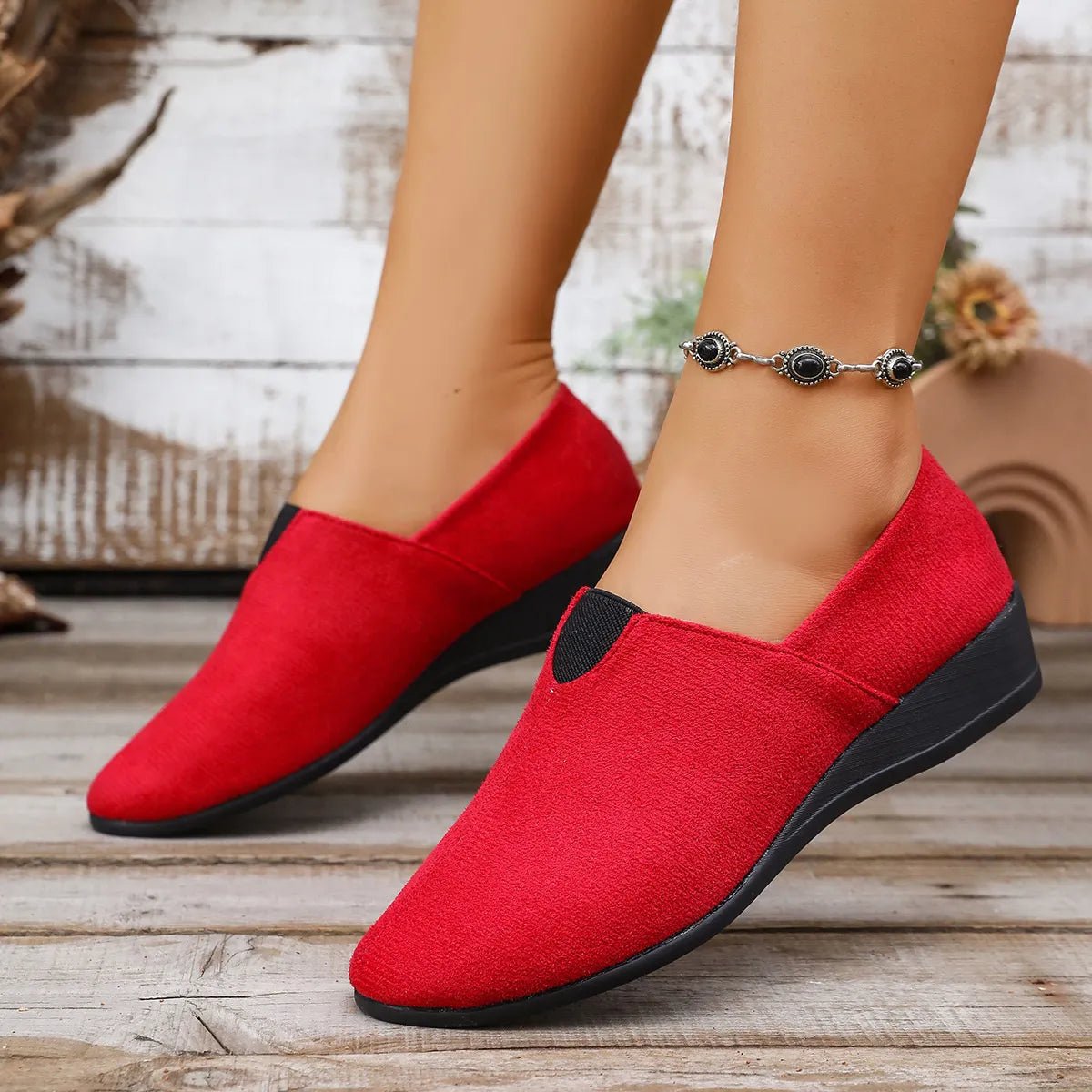 Breathable Mesh Slip - On Loafers - Loving It Shop