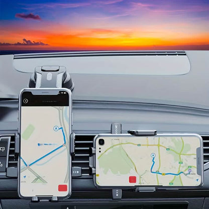 Adjustable Car Phone Holder – Suction Cup Dashboard Mount, Anti-Slip Grip, iPhone &amp; Android