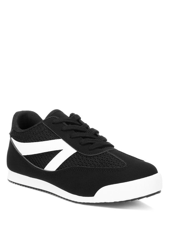Tibala Padded Collar Lace-Up Sneakers