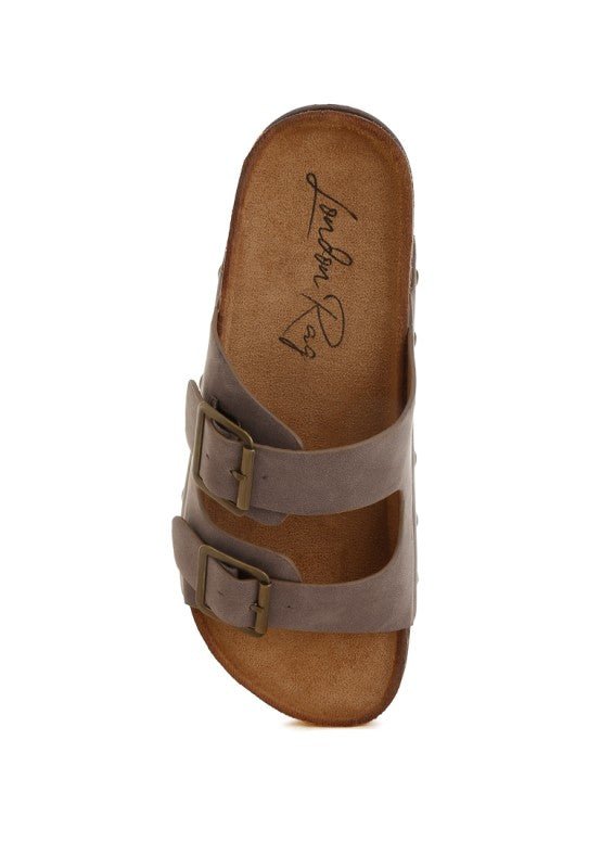 Impala Studded Faux Leather Slip Ons - Loving It Shop