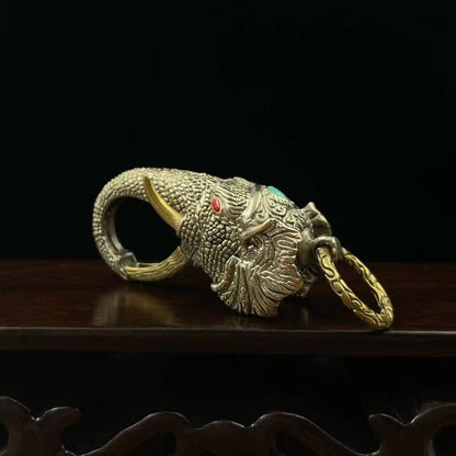 Elephant Keychain Men&