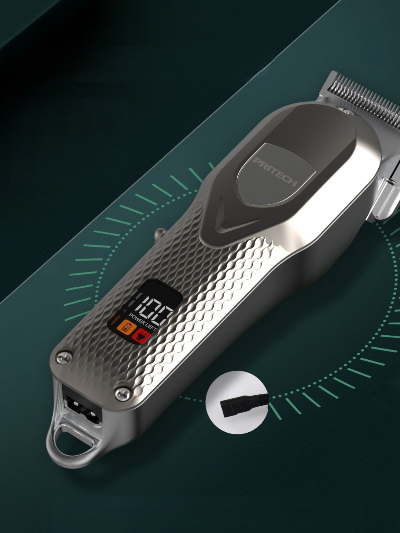 Cordless Hair Clipper with LED Display - Loving It Shop