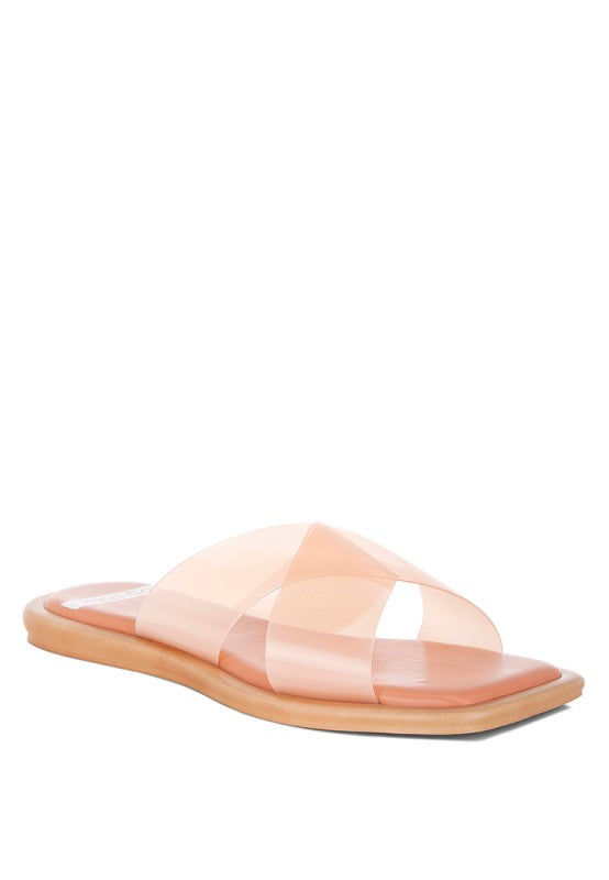 Kimama Criss Cross Strap Slip Ons