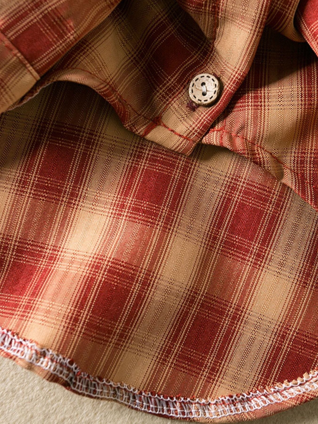 Plaid Button - Down Pet Shirt - Loving It Shop