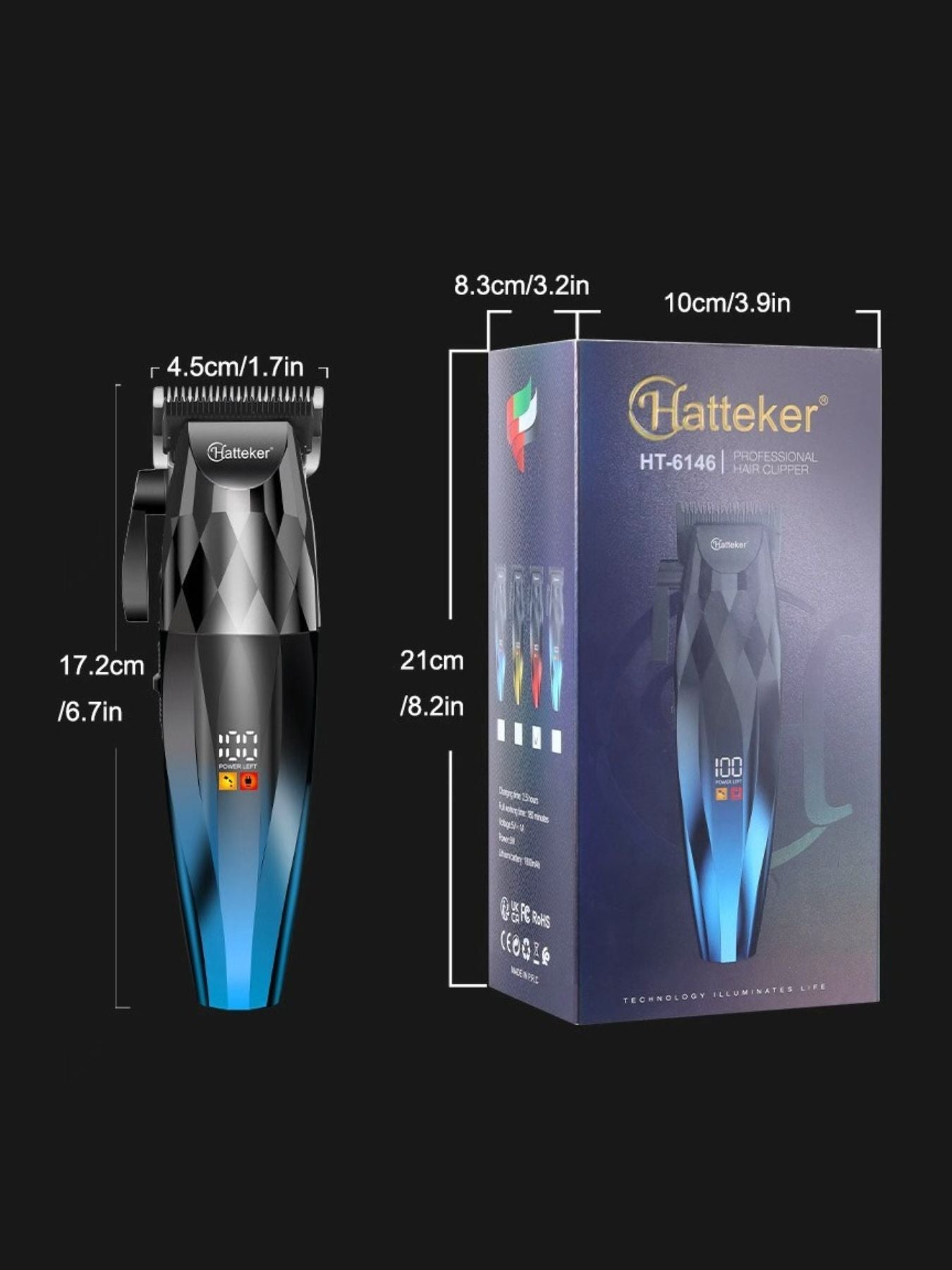 Cordless Hair Clipper with LED Display - Loving It Shop
