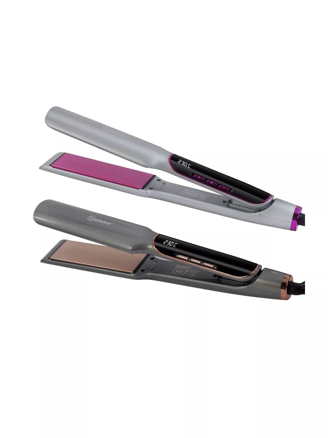 Curling and Straightening Hair Iron with Temperature Control - Loving It Shop