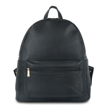 Daypack Backpack Black Casual Stylish School Bag