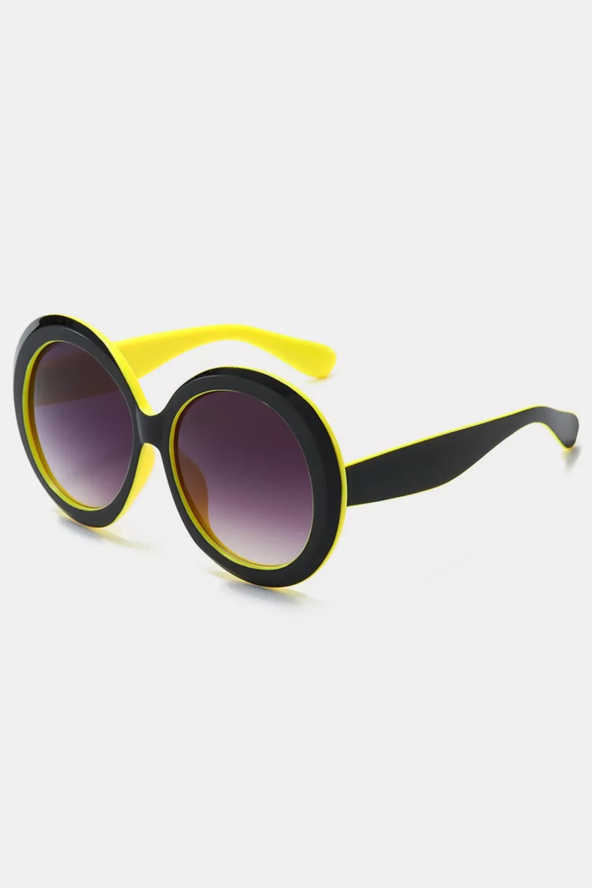 Oversized Round Frame Fashion Sunglasses - Loving It Shop