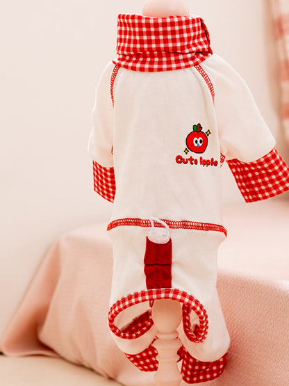 Contrast Soft Pet Pajamas - Loving It Shop