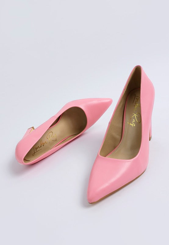 Shacarri Faux Leather Pumps