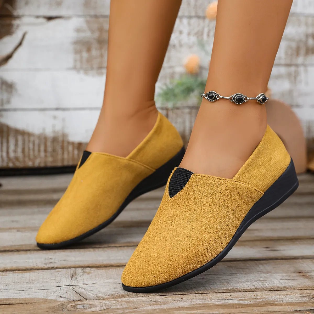 Breathable Mesh Slip - On Loafers - Loving It Shop