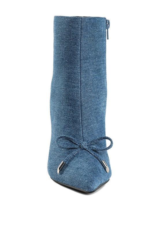 Milda Denim Stiletto Boots