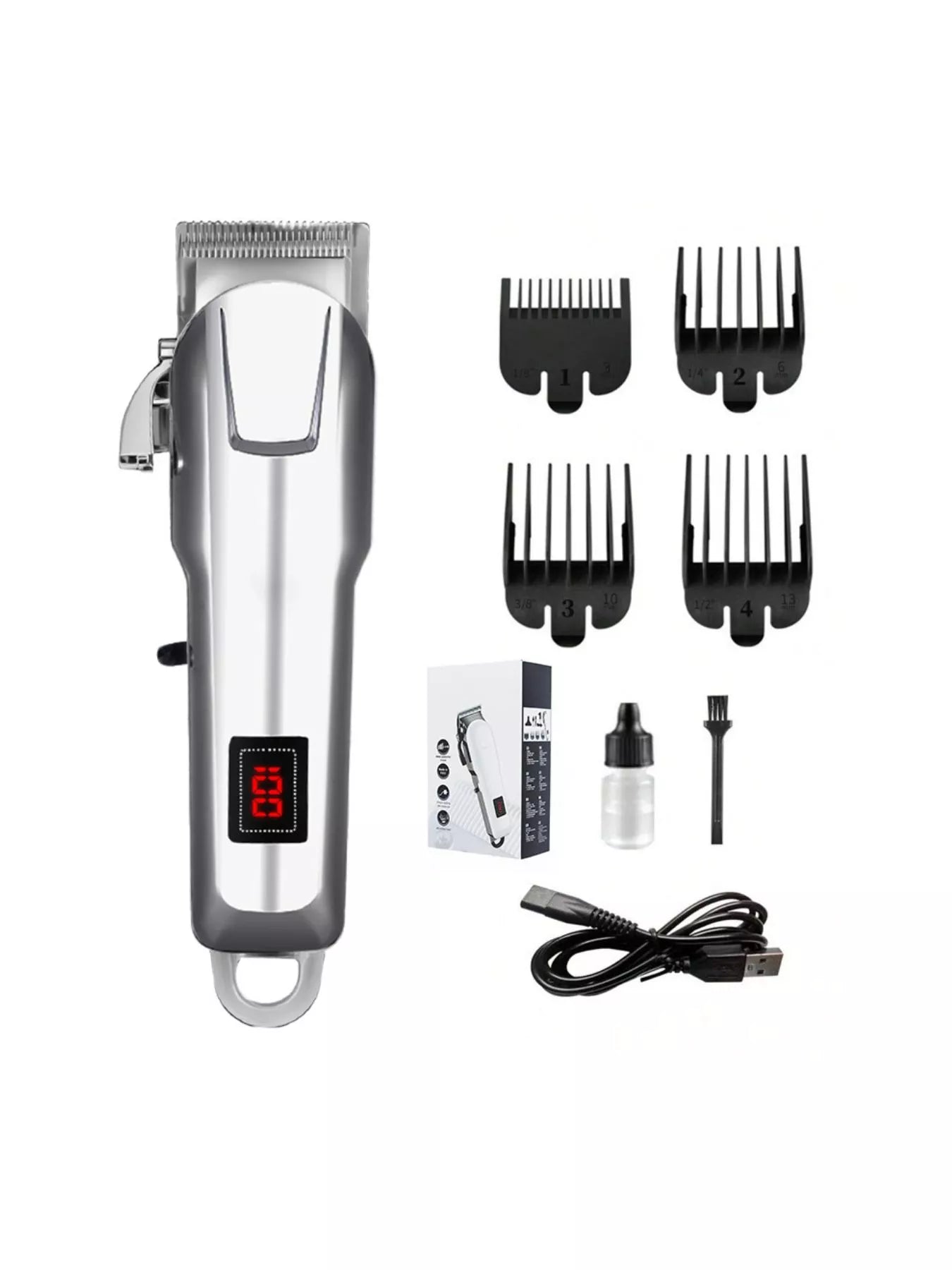 Cordless Hair Clipper with LED Display - Loving It Shop