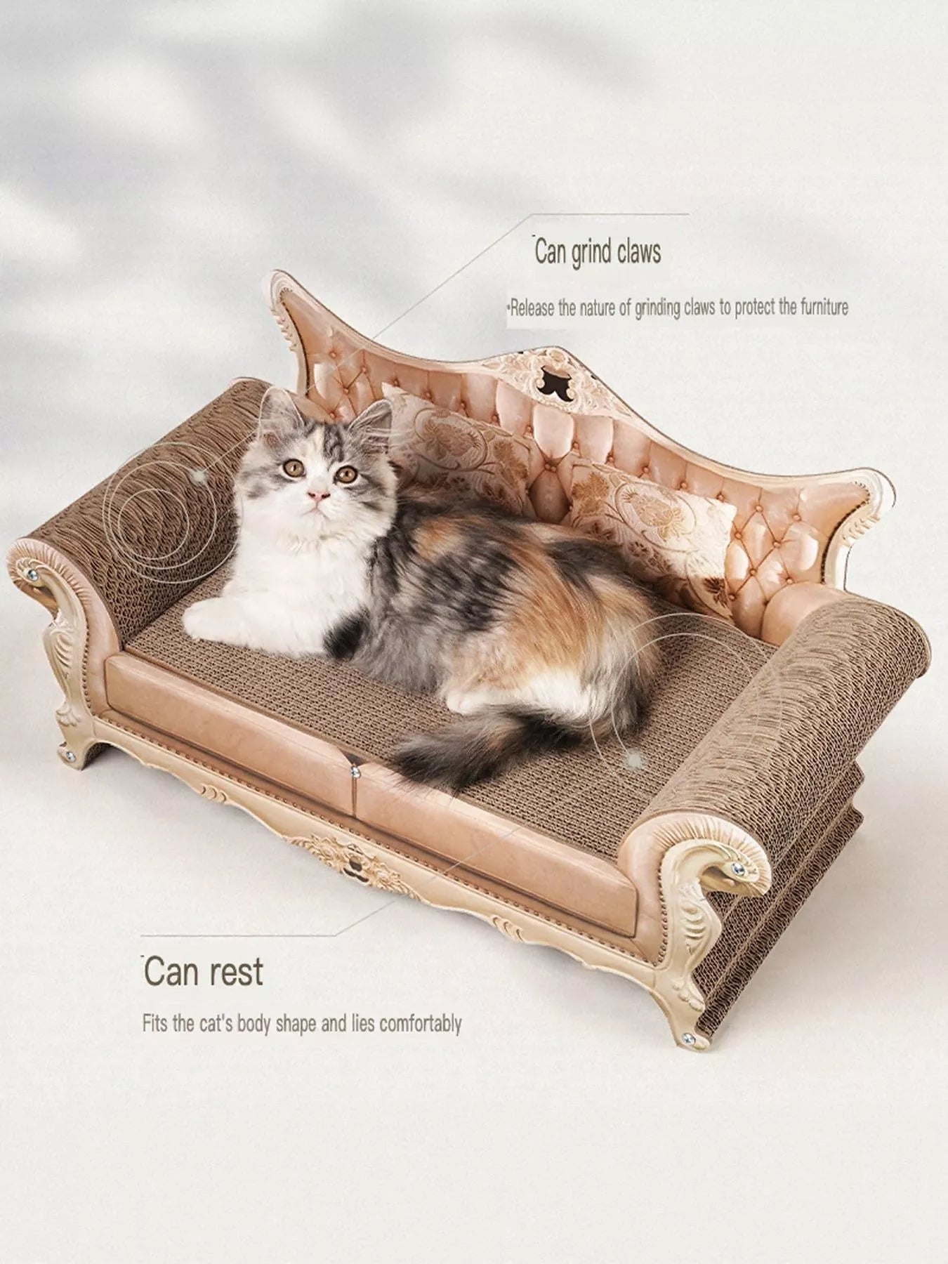 Retro Wear - Resistant Cat Scratcher Lounge - Loving It Shop