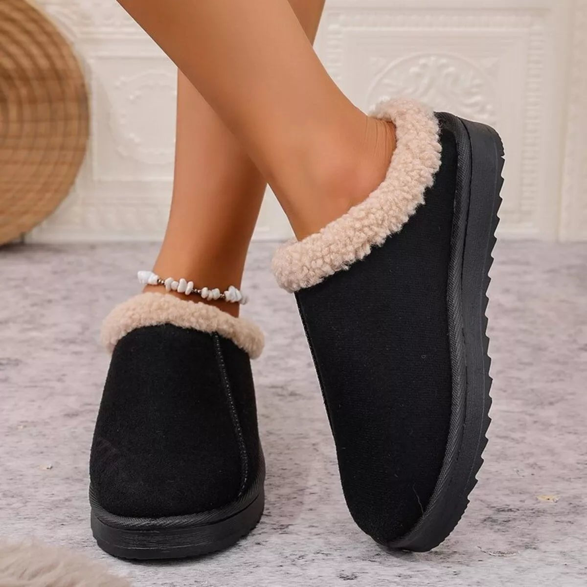 Cozy Plush Lined Clog Slippers - Loving It Shop