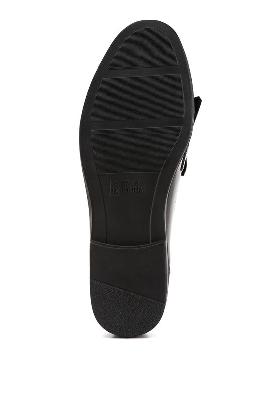 Valerie Tassel Detail Patent Loafers - Loving It Shop