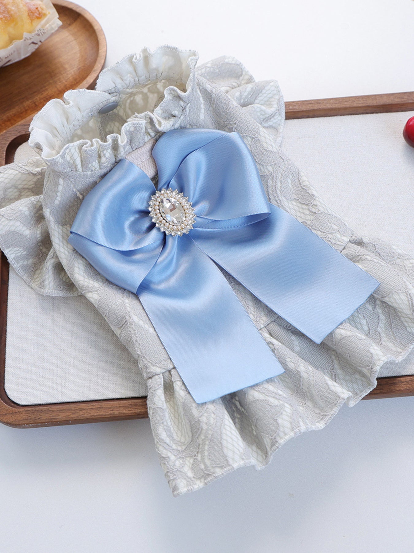 Ruffled Pet Dress with Bow - Loving It Shop