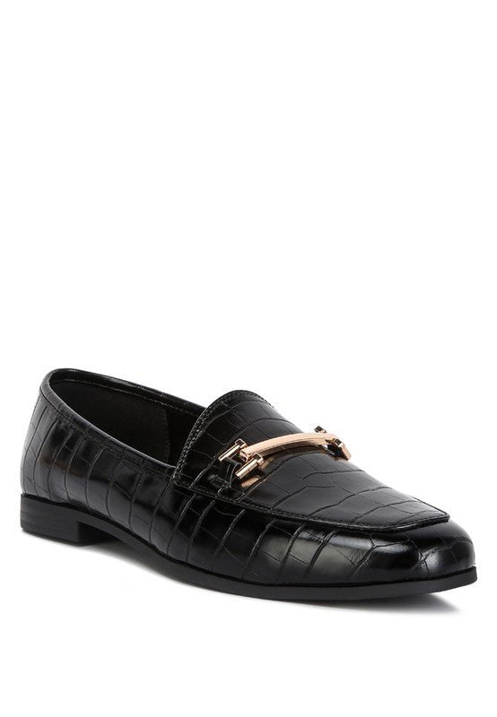 Deverell Street - Smart Horsebit Embellished Loafers - Loving It Shop