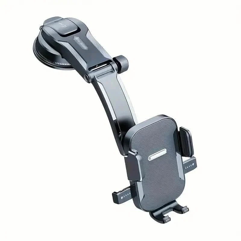 Adjustable Car Phone Holder – Suction Cup Dashboard Mount, Anti-Slip Grip, iPhone &amp; Android