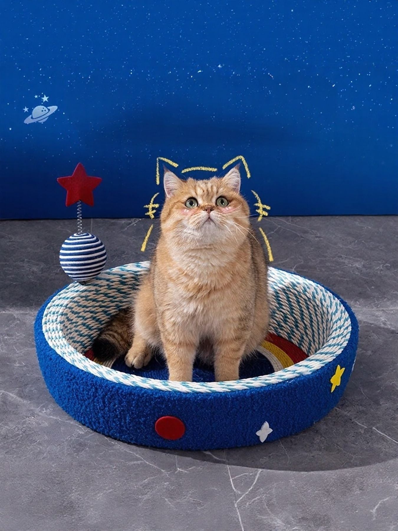 Round Cat Scratching Posts Pet Nest - Loving It Shop