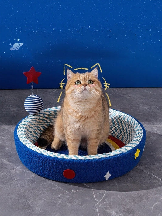 Round Cat Scratching Posts Pet Nest - Loving It Shop