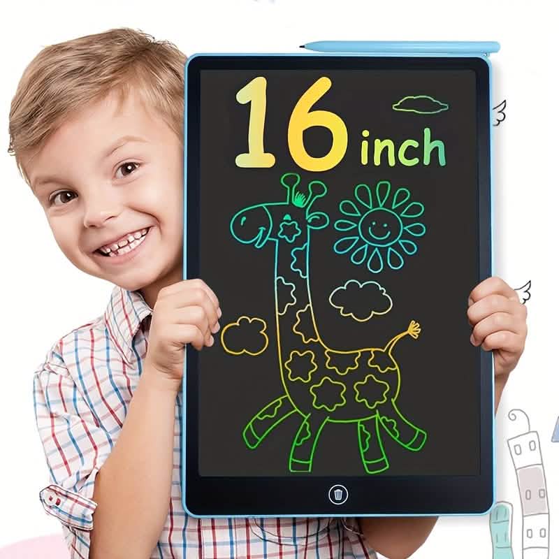 Digital LCD Writing Tablet with Stylus Pen – Reusable Wipeable Dry-Erase Doodle &amp; Drawing Board