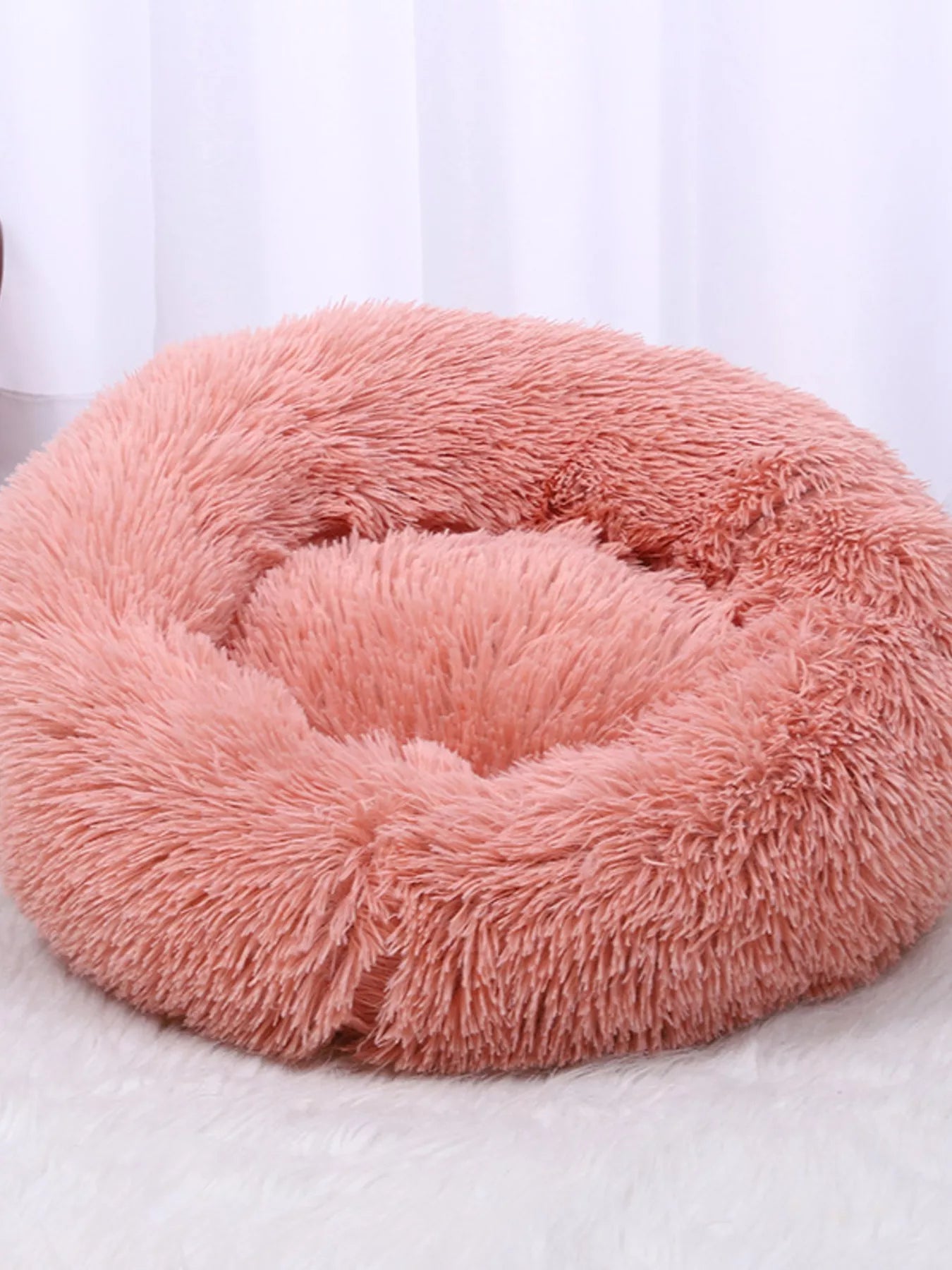 Fluffy Plush Donut Pet Nest - Loving It Shop