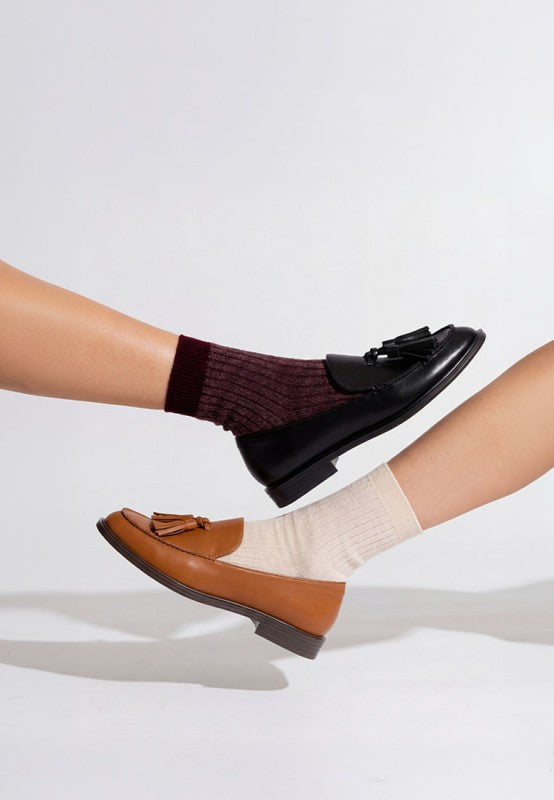 Atilia Tassel Detail Loafers