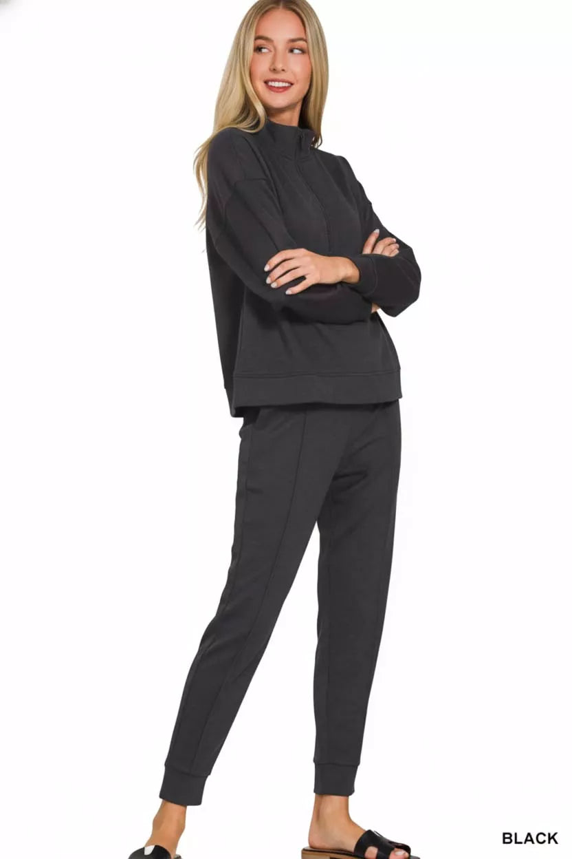 Scuba Half Zip Pullover and Jogger Set