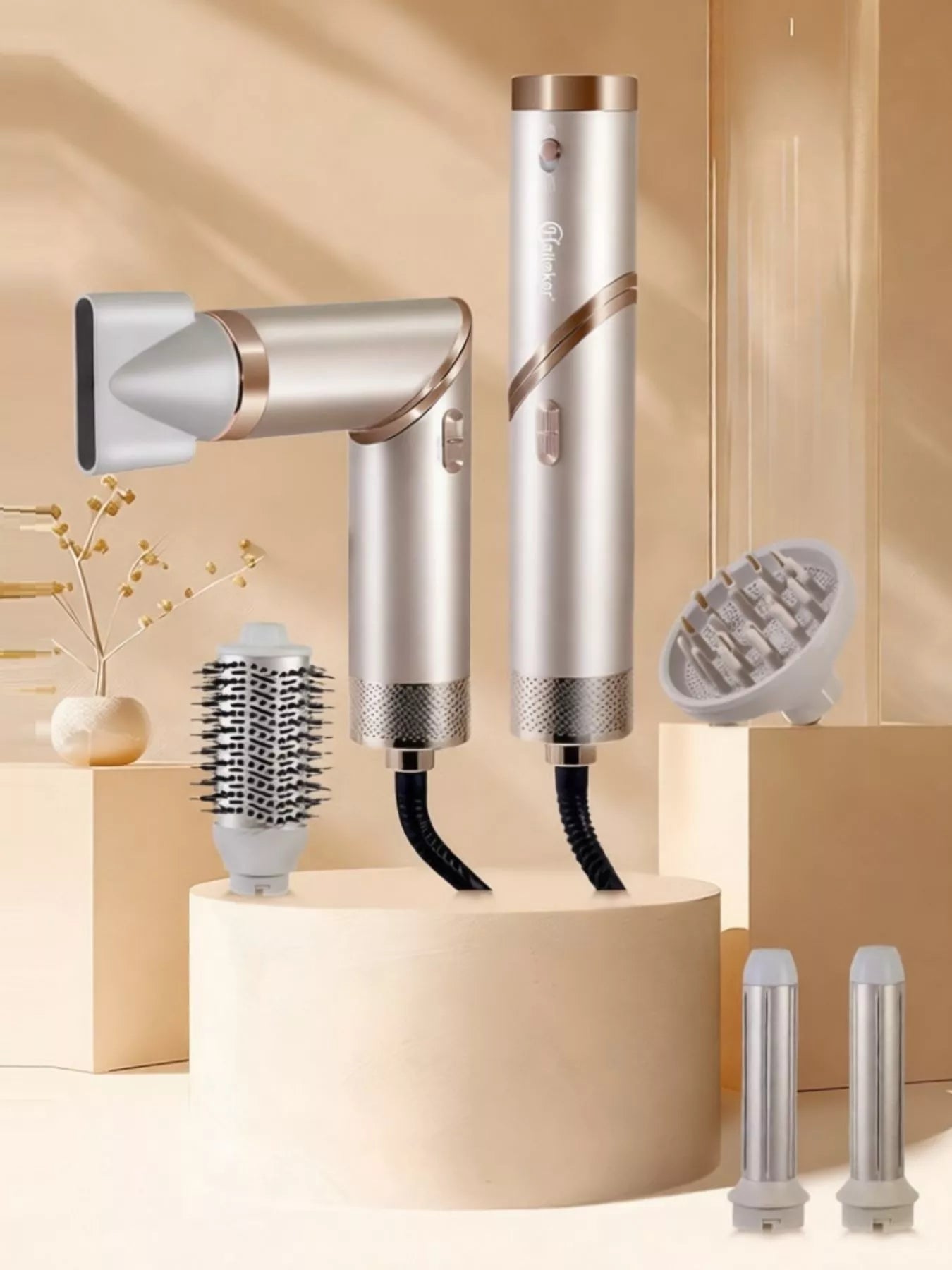 Multifunctional Hot Air Dual - Use Curling Iron Folding Hair Dryer - Loving It Shop