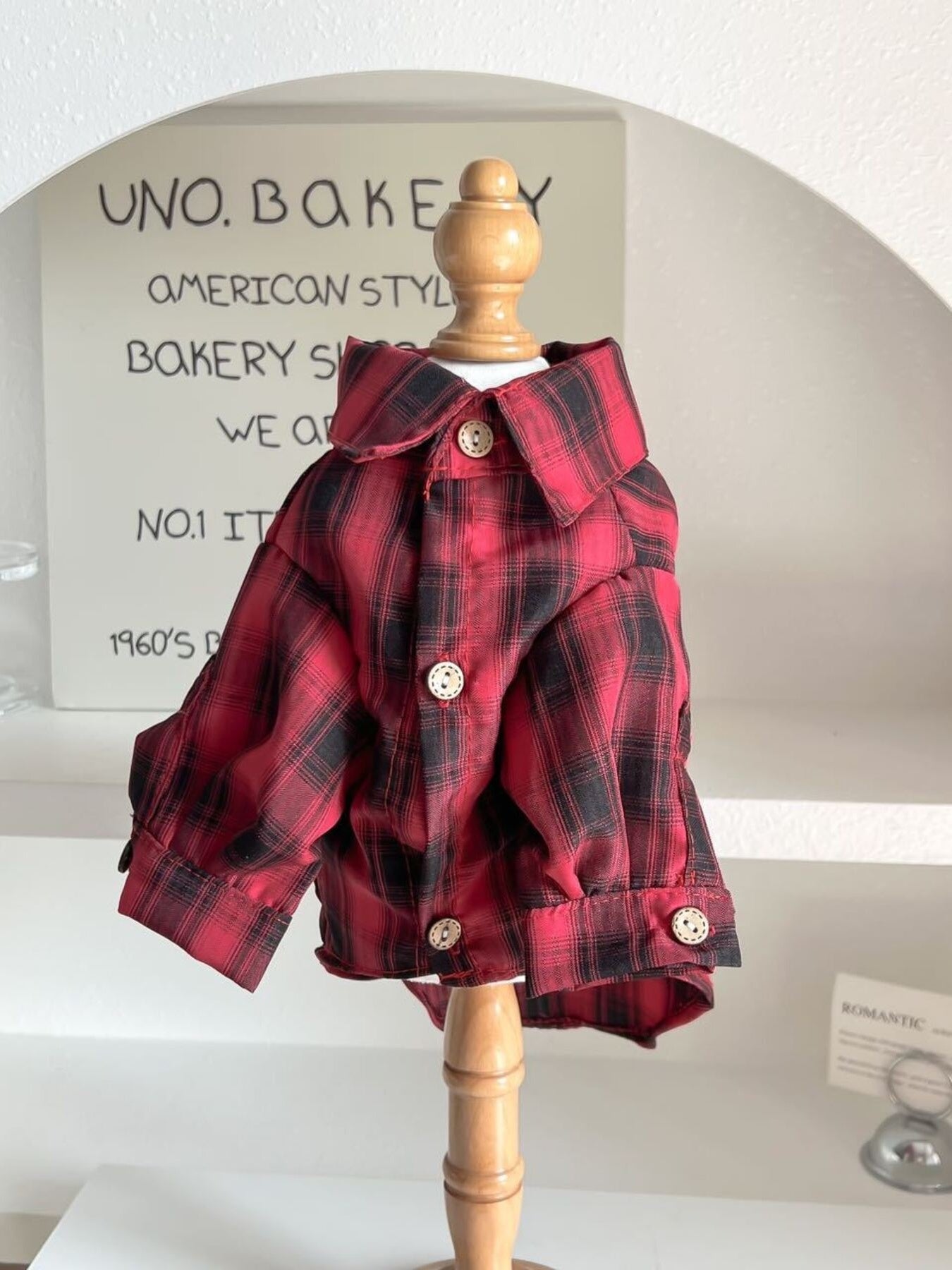 Plaid Button - Down Pet Shirt - Loving It Shop