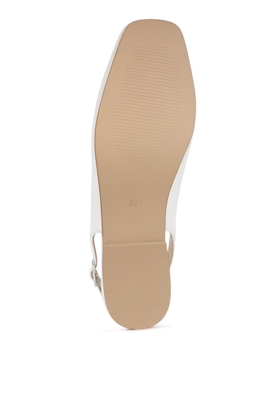 Sozani Real Soft Leather Slingback Flats