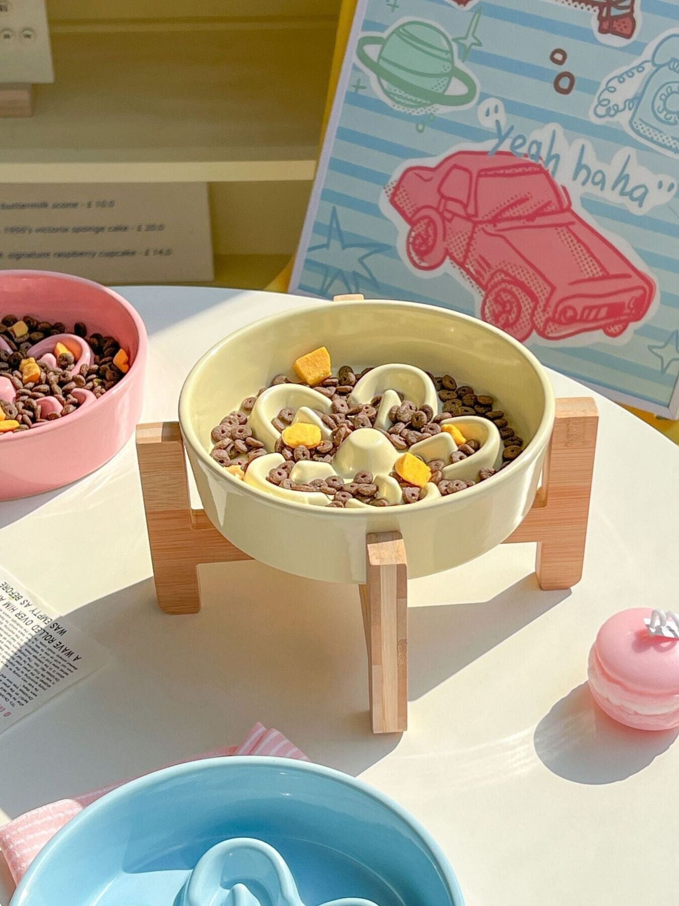 Flower - Shaped Slow Feeder Pet Bowl - Loving It Shop