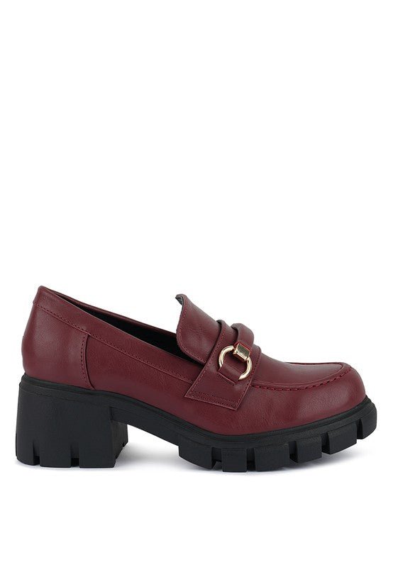 Evangeline Chunky Platform Loafers - Loving It Shop
