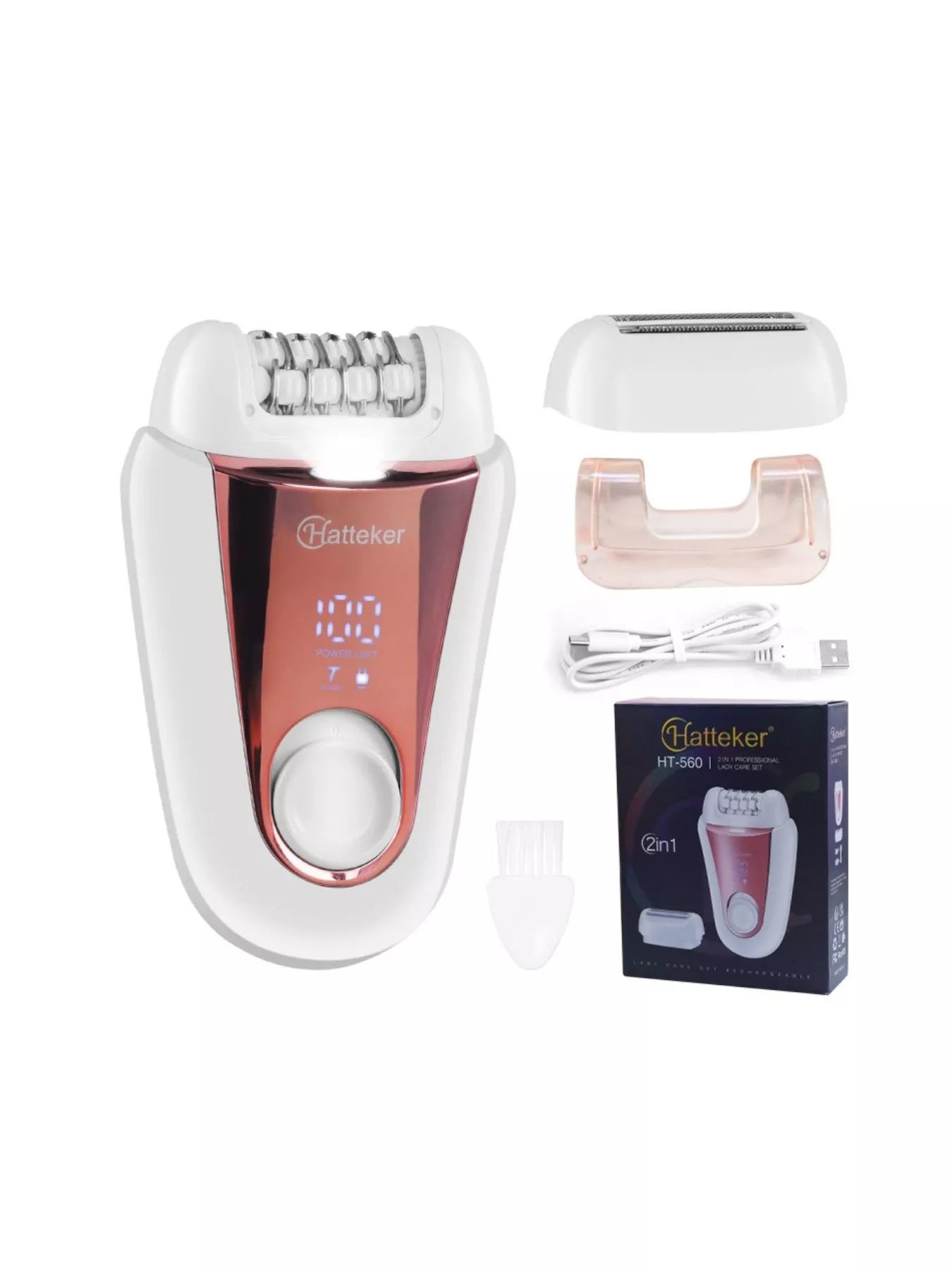 Rechargeable Hair Removal Epilator - Loving It Shop