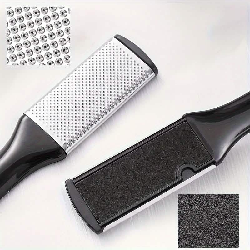 4-Piece Stainless Steel Foot File Set – Callus &amp; Dead Skin Remover