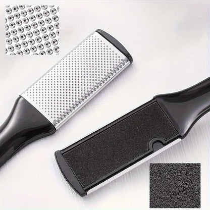 4-Piece Stainless Steel Foot File Set – Callus &amp; Dead Skin Remover