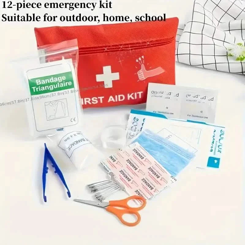 Portable First Aid Kit for Camping, Hiking &amp; Outdoor Activities