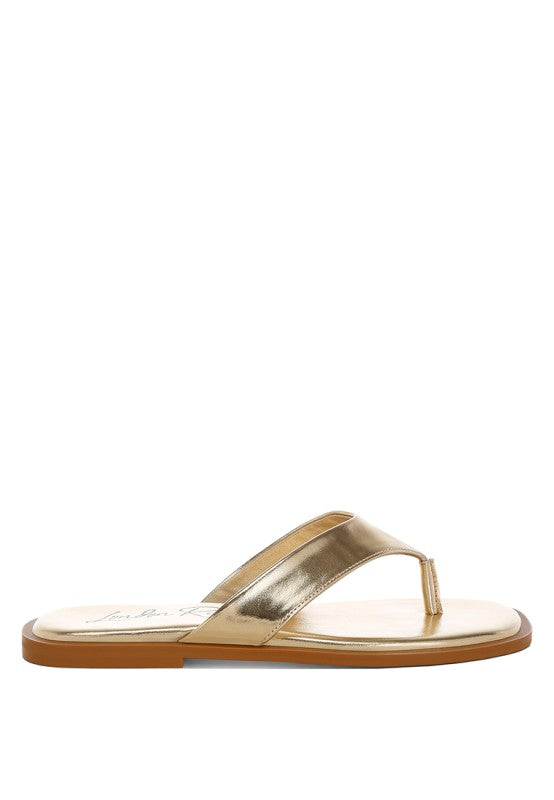 Nitty Square Toe Flats