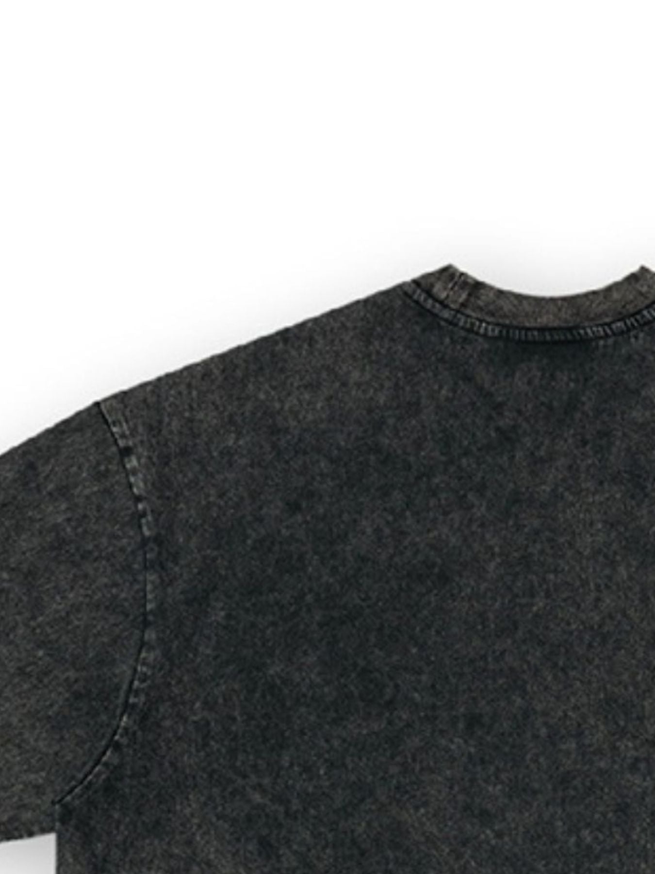 Men's Letter Round Neck Short Sleeve T-Shirt - Loving It Shop