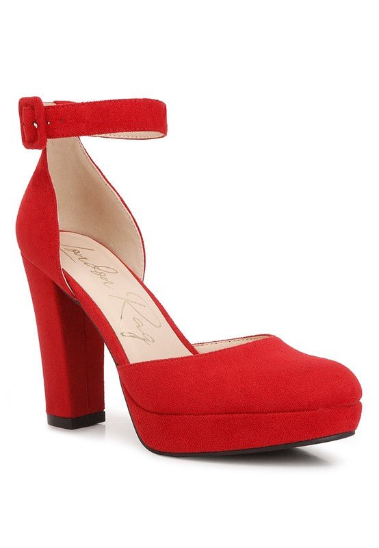 Inigo Interchangeable Ankle Strap Platform Sandals - Loving It Shop